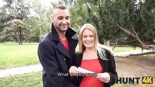 The husband watched how a stranger fucked his pregnant wife