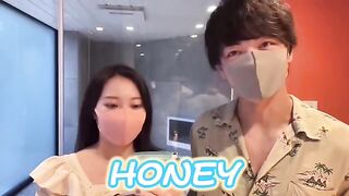Japanese guy’s slippery handjob with lotion ends with powerful cumshot