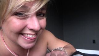 Blonde MILF shows the way, guiding with experience in a steamy step-fantasy scene