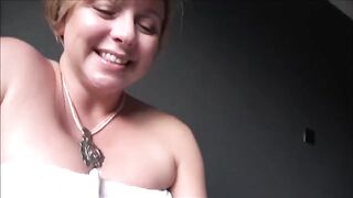 Blonde MILF shows the way, guiding with experience in a steamy step-fantasy scene