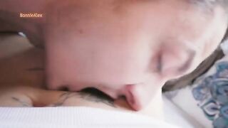 The couple enjoys each other with maximum pleasure