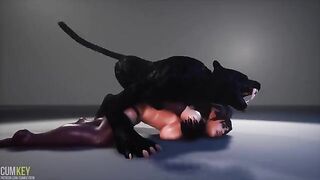A succubus seduced the Furies and a werewolf got her pussy filled