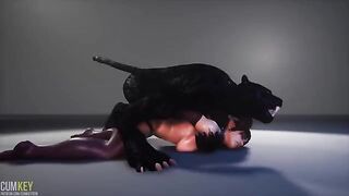 A succubus seduced the Furies and a werewolf got her pussy filled