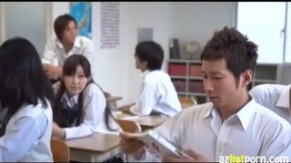 Sexual adventures of a young Asian brunette, exploring her erotic side