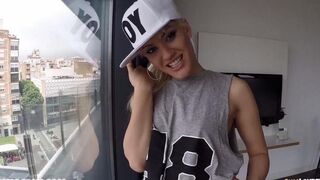 Picked up a blondie on the road and fucked her hard