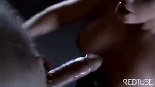 The lady has a related slave who licks her pussy, embodying domination and control