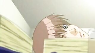A girl with big eyes fucks passionately with a guy