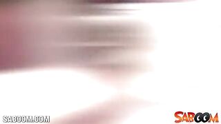 Babe fucked herself in her tight ass with a dildo and got juices