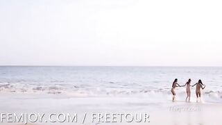 On the beach for nudists there was something to see and it was awesome