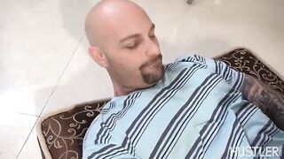 Nurse with big natural boobs assists a patient who needs sex