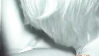 Guy licked pussy of his sleeping hairy Asian step-sis