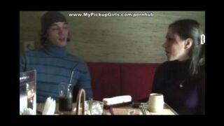 Russian beauty got fucked by black guy immediately after meeting
