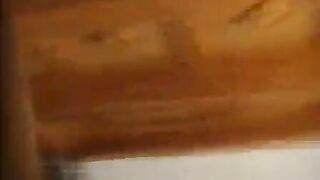 The man peeps under the skirt and fucks a slut