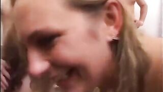 Young beauty Chicon has sex with a crowd of young men
