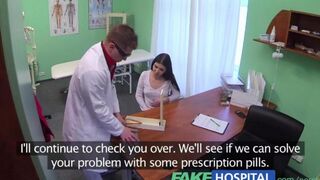 A doctor examines a patient and things get hot and heavy