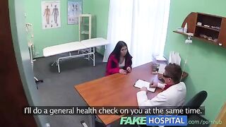 A doctor examines a patient and things get hot and heavy