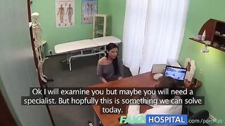 A patient is being examined by a cunning doctor in this hot scene