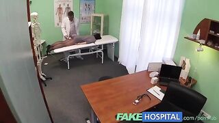 A patient is being examined by a cunning doctor in this hot scene