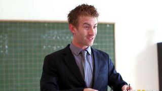 A student girl was fucked by her teacher hard