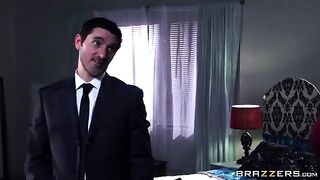 A beautiful whore with big tits fucks hard with her client in 60fps