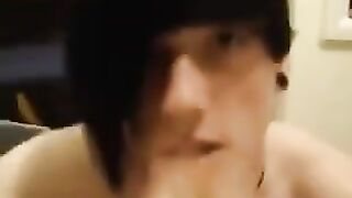 The guy is a big lover to drink cum of his friends