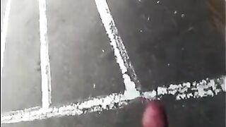 The guy masturbates in the street, passers-by are looking for him