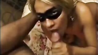 A woman fucked by her husband with another man's cock