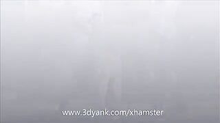Babe anime fucked by two big monsters, in a wild HD scene