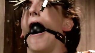 The poor girl was tied up and humiliated, but still managed to reach orgasm