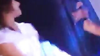 Bunch of wet pussies in a night club