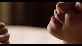 Delicate sex with a beautiful blonde, full of affection and romance
