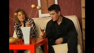 A drunk guy was fucked by his mother in hardcore style