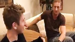 A sister poses naked, and a brother removes his clothes too
