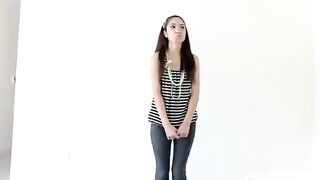 A beautiful virgin girl is having sex for the first time