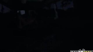 Big-breasted brunette adult actress Piceper finds a new lover in the car