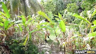 A young cute girl was fucked by a savage guy