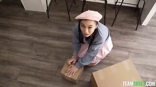 Today, you are my slave. Asian teen in BDSM roleplay, rough sex