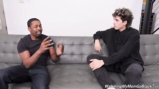 My mom is black, and so is the guy who likes to watch her