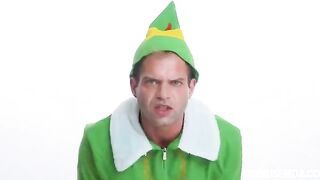 The owner of the house plays with an elf maid