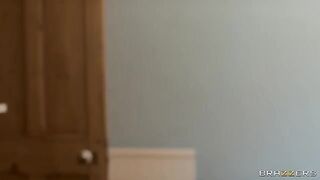 A hot girl has sex in the shower for the last time today