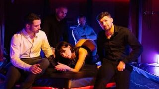 Whitney Wright is a slut at an orgy in this HD video