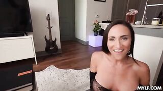 Her Jizzen Face, great blowjob action from first person perspective
