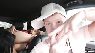 Douchey Dude’s threesome adventures on the street turn into a wild encounter for cash