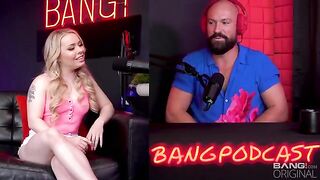 A guy fucked a girl after long talks on the Bang! Podcast