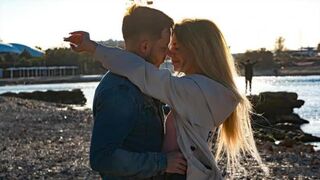 Total satisfaction, the couple has gentle and romantic sex