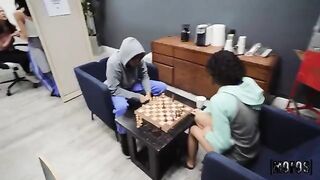 Girl was walking and suddenly got horny, so she started to hump