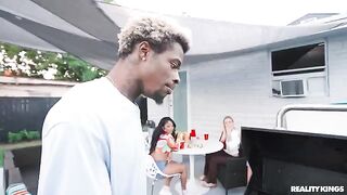 Spring Fling BBQ with big black cocks action