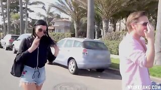 I brought my boy toy and he stuffed me with his cock