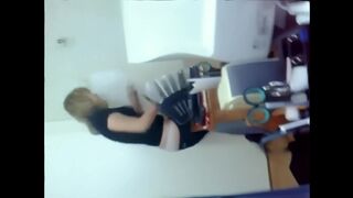 A woman teacher is having sex with her colleague in this hot video