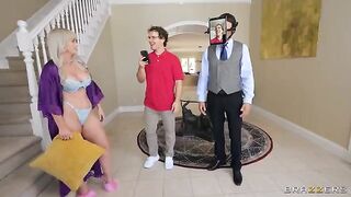 A husband sees his wife getting fucked by a stranger